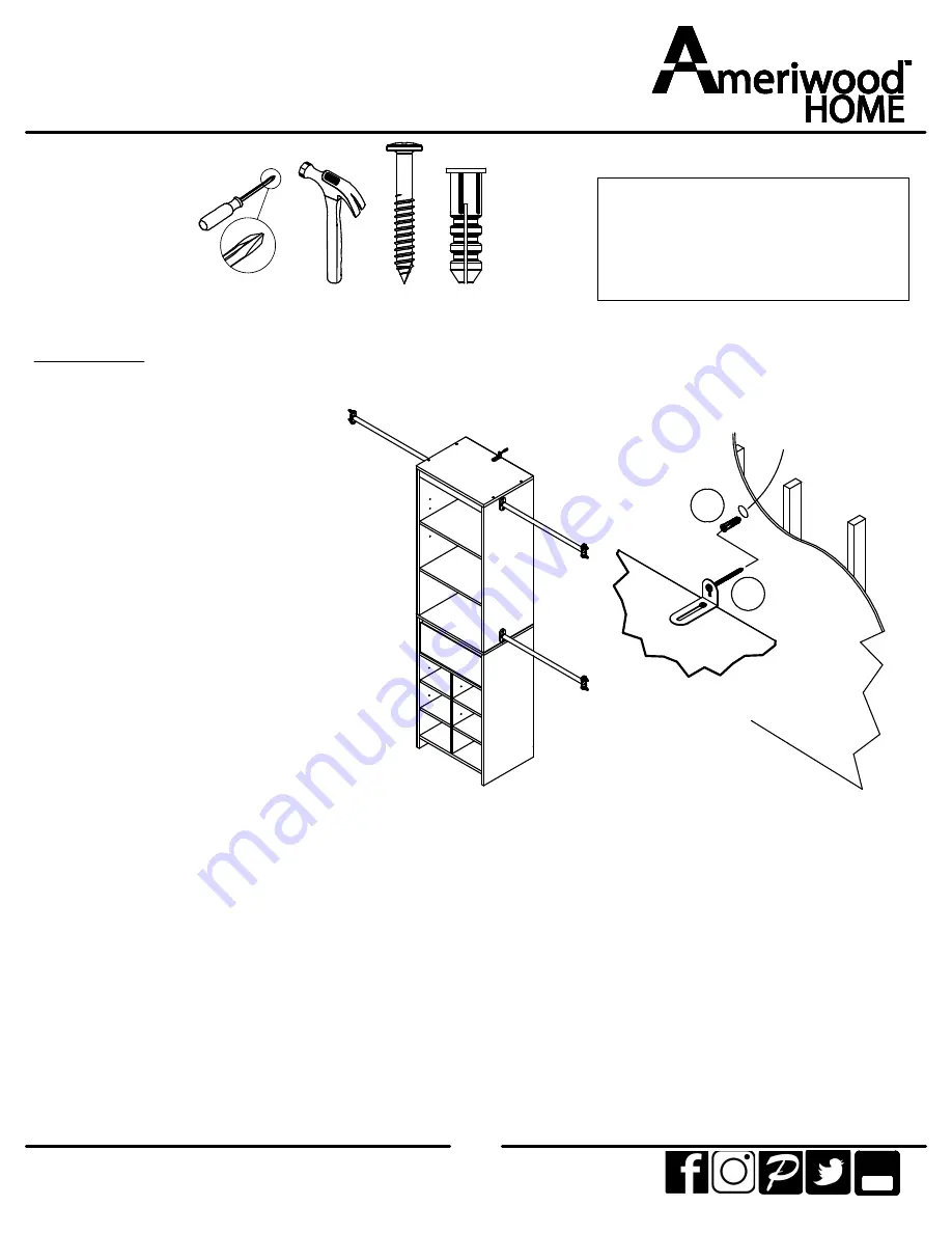 Ameriwood HOME 5770330COM Скачать руководство пользователя страница 44