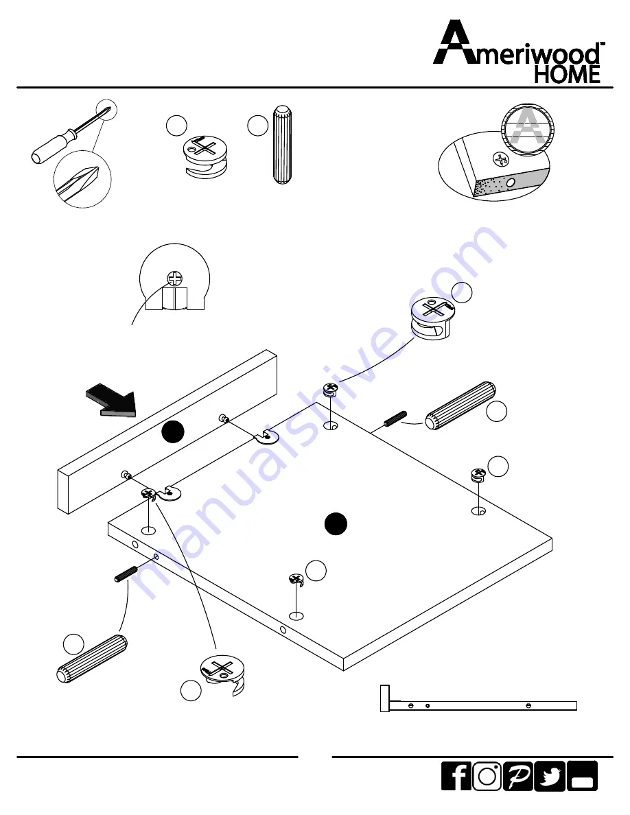 Ameriwood HOME 5771219COM Скачать руководство пользователя страница 14