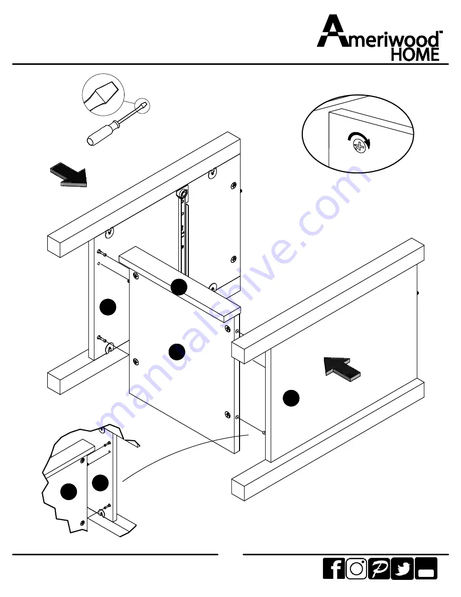 Ameriwood HOME 5771219COM Скачать руководство пользователя страница 15