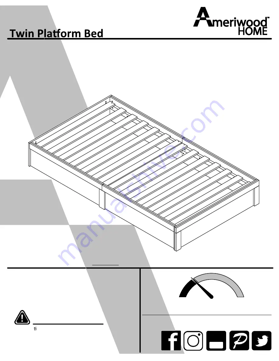 Ameriwood HOME 5950103COM Скачать руководство пользователя страница 1