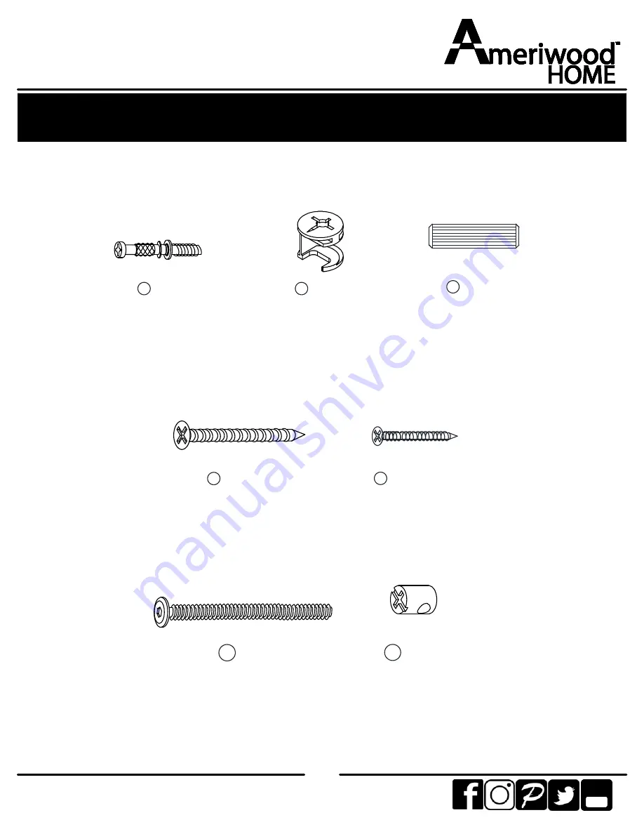 Ameriwood HOME 5950103COM Скачать руководство пользователя страница 6