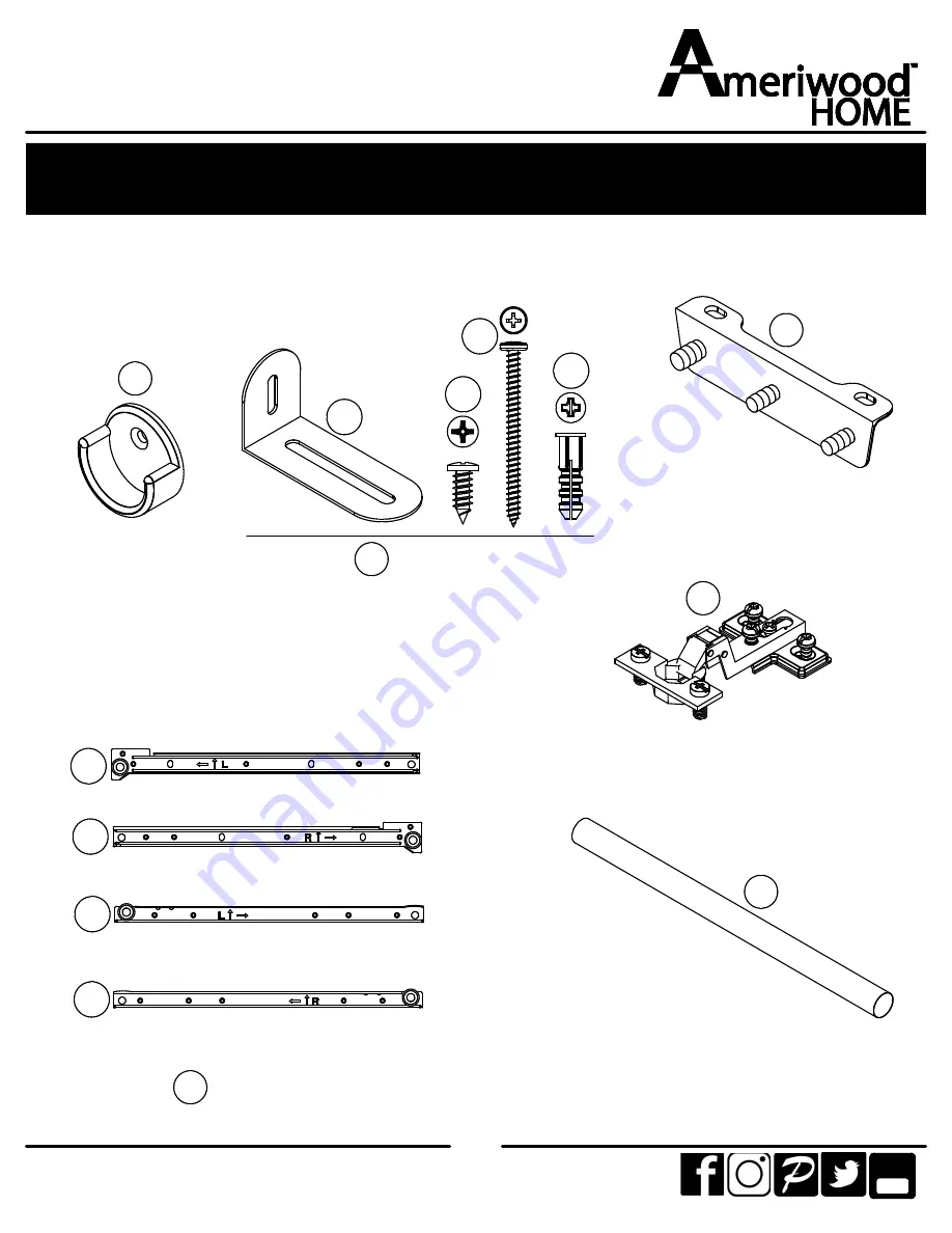 Ameriwood HOME 5955222COM Скачать руководство пользователя страница 8