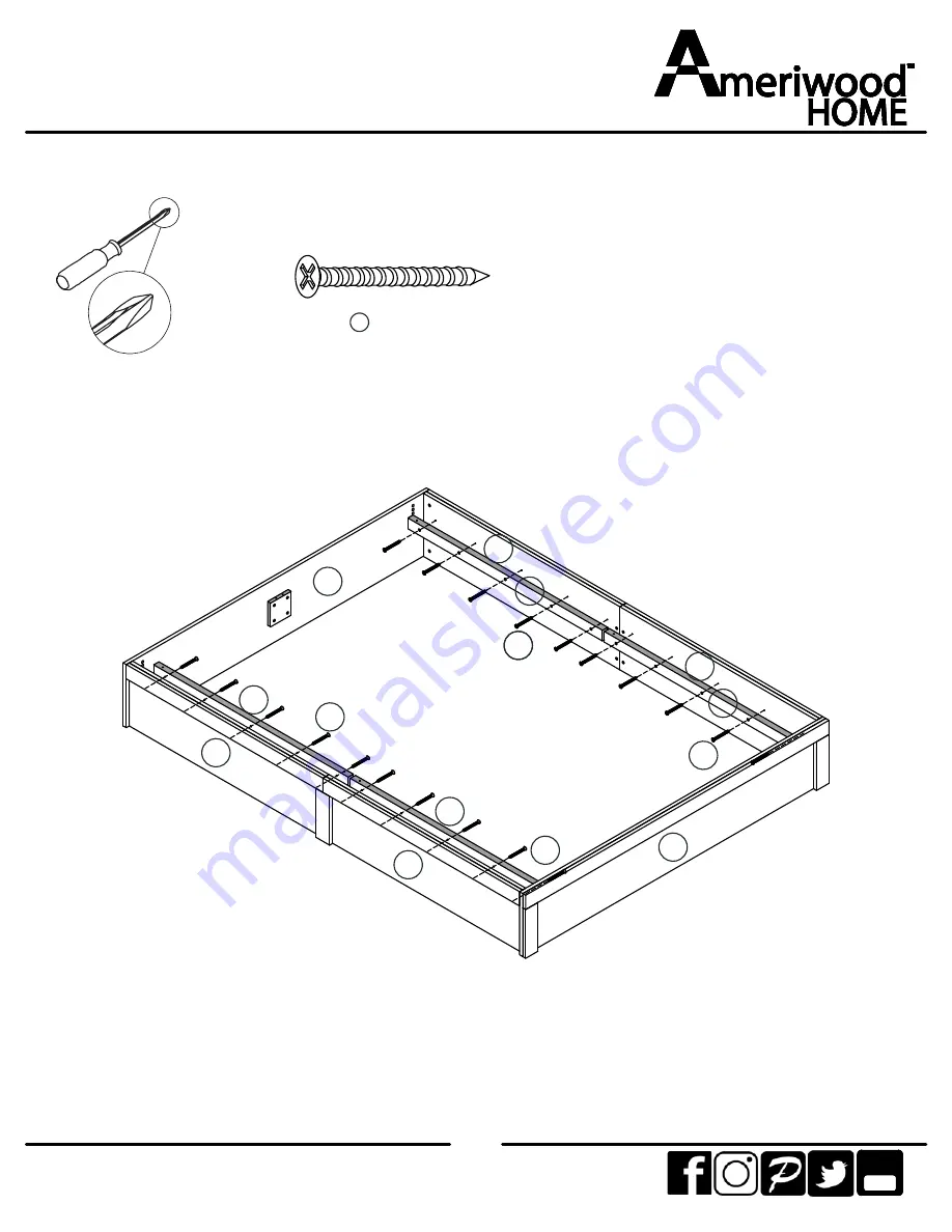 Ameriwood HOME 5961303COM Скачать руководство пользователя страница 13