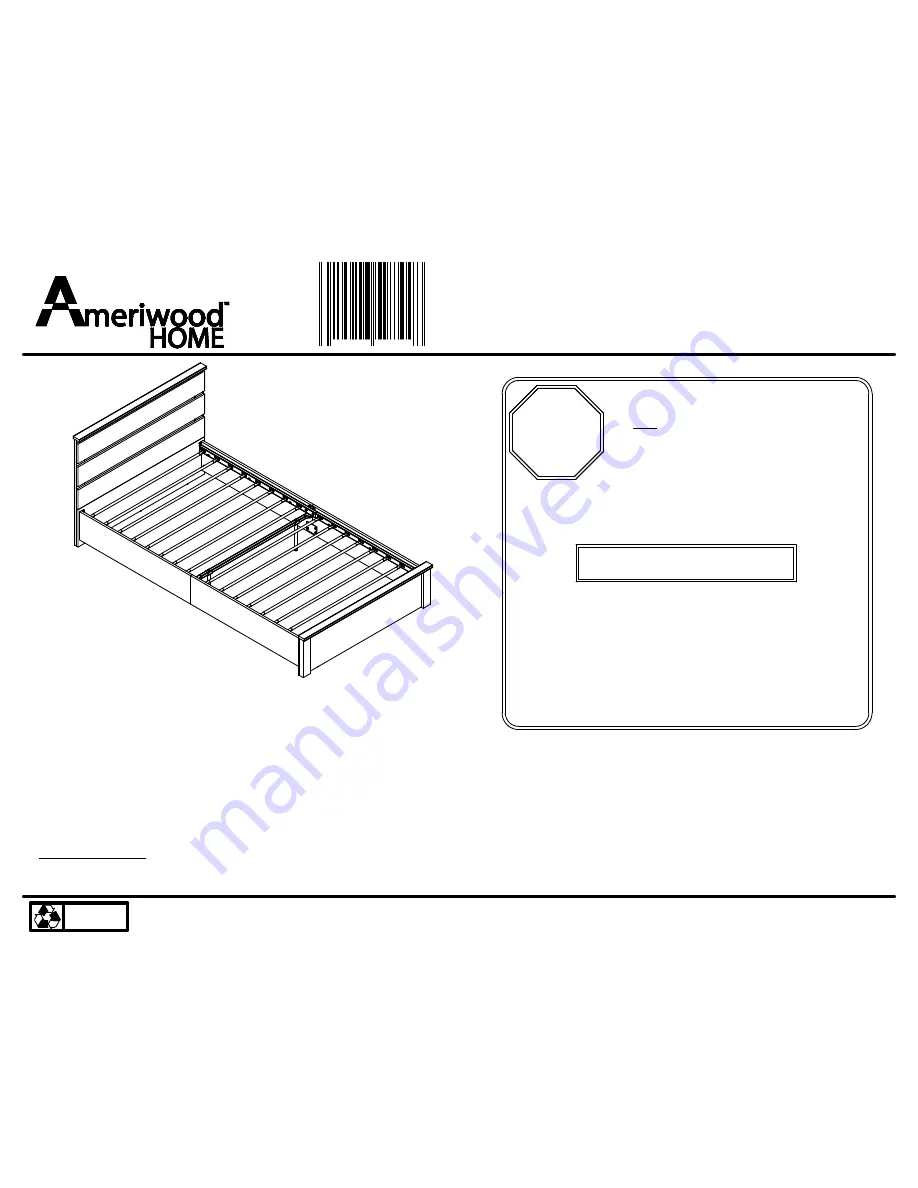 Ameriwood HOME 5984303WCOM Скачать руководство пользователя страница 1