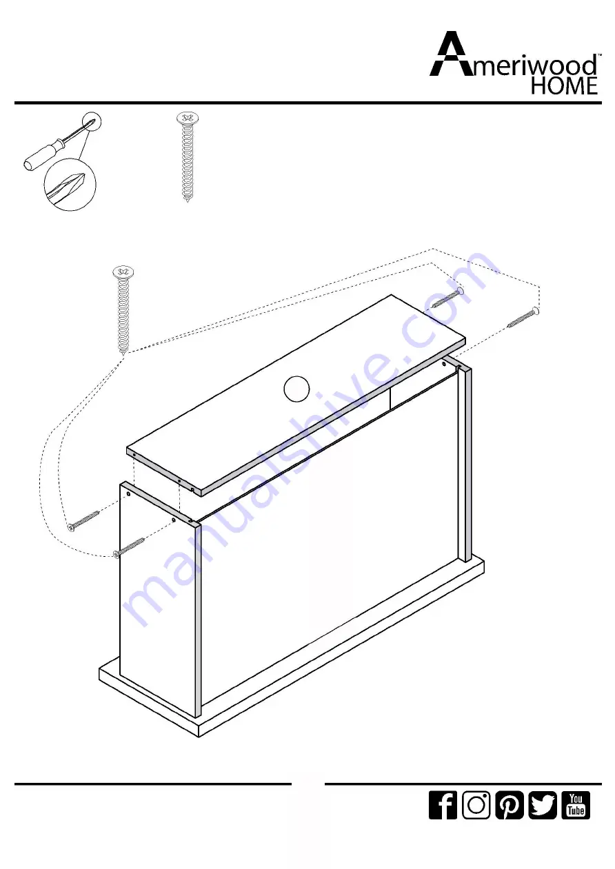 Ameriwood HOME 5991296COM Скачать руководство пользователя страница 31