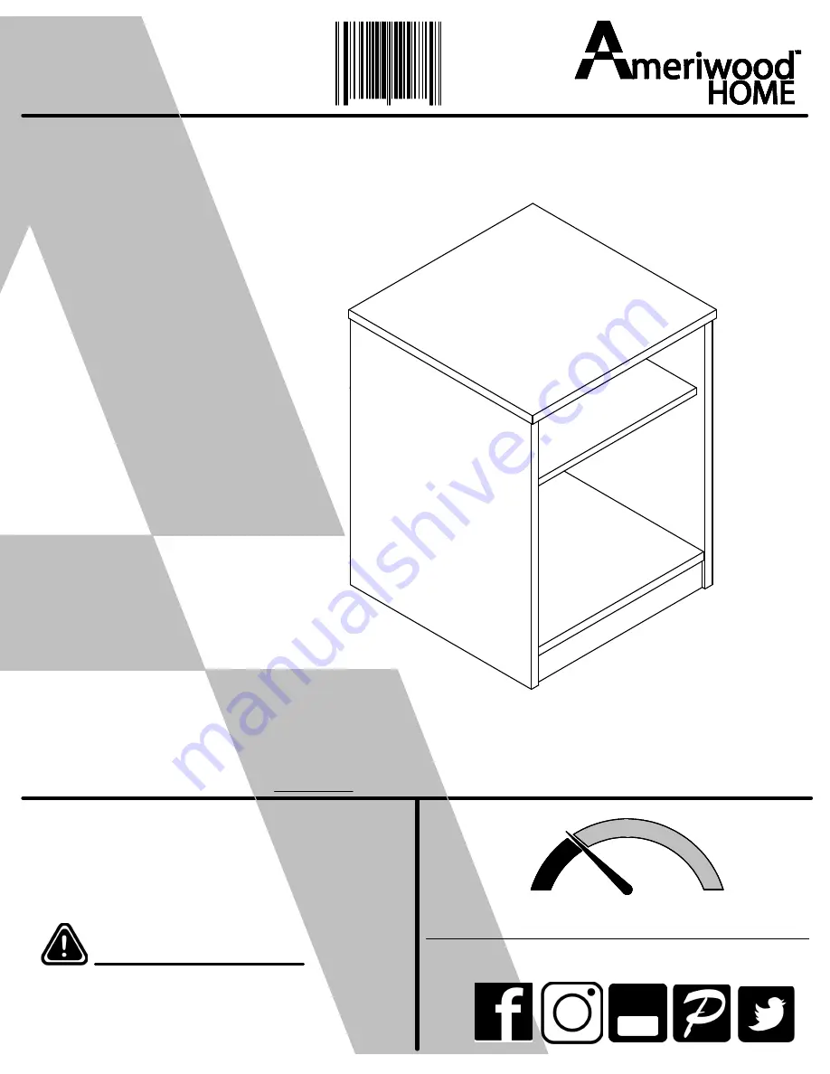 Ameriwood HOME 5997015WCOM Manual Download Page 1