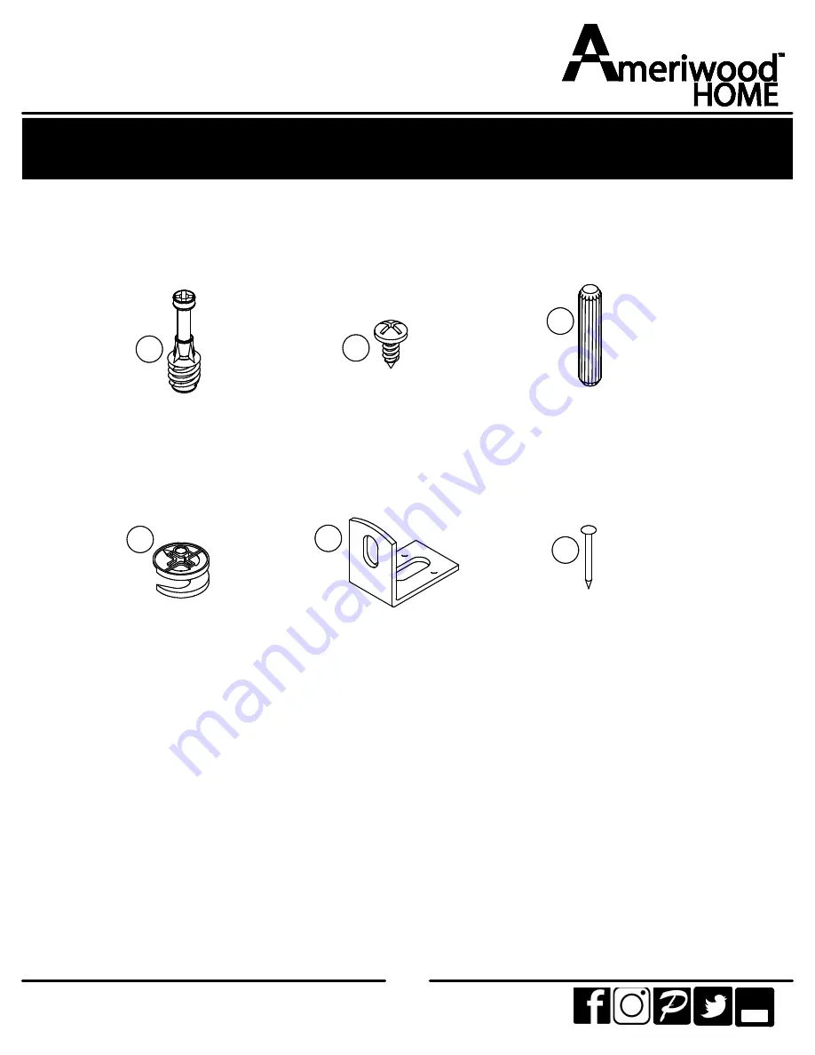 Ameriwood HOME 5997015WCOM Manual Download Page 6