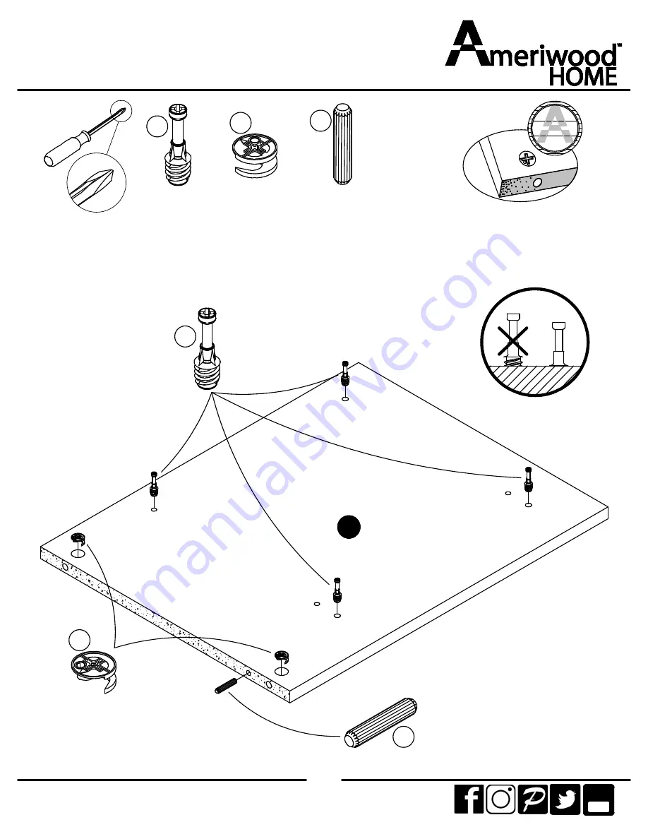 Ameriwood HOME 5997015WCOM Скачать руководство пользователя страница 7