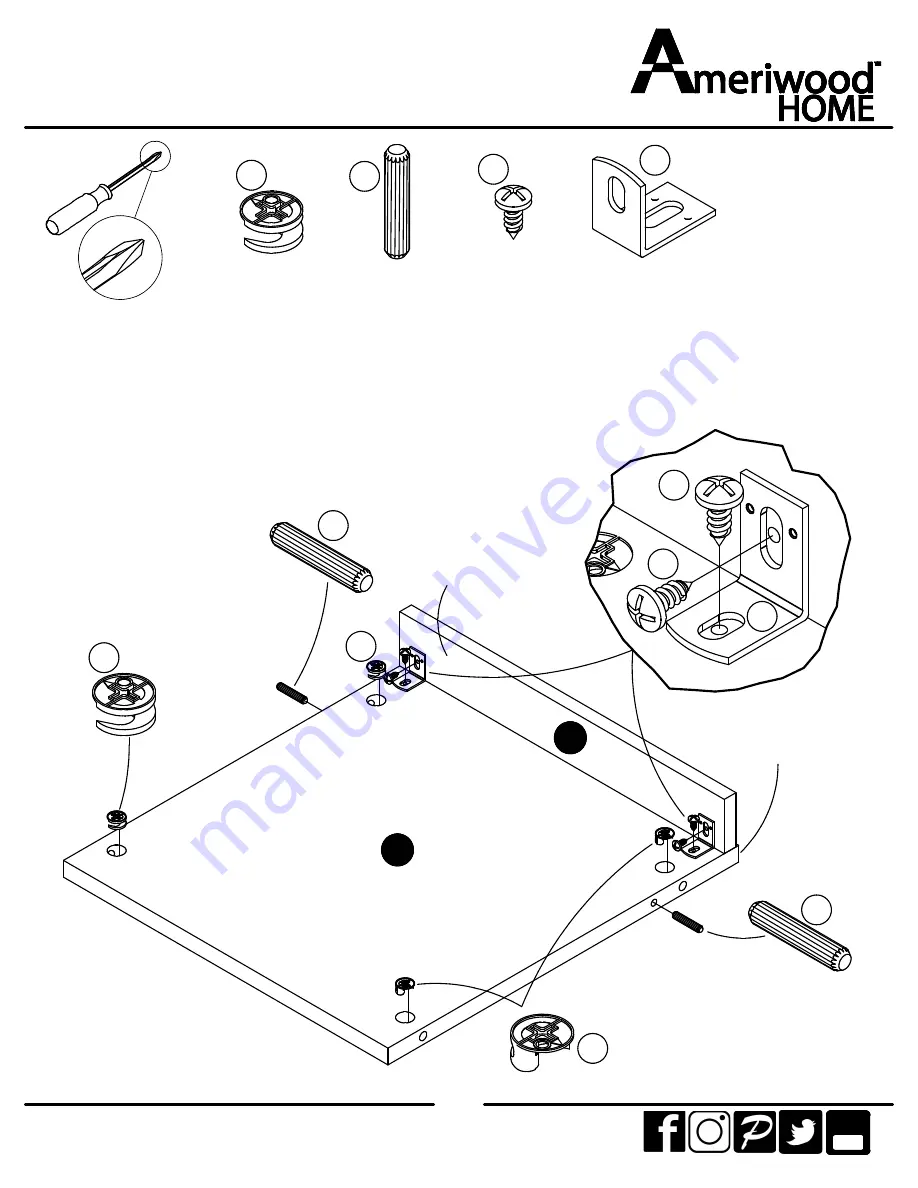 Ameriwood HOME 5997015WCOM Manual Download Page 11