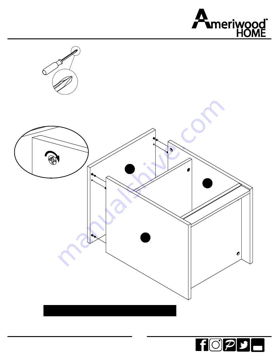 Ameriwood HOME 5997015WCOM Manual Download Page 13