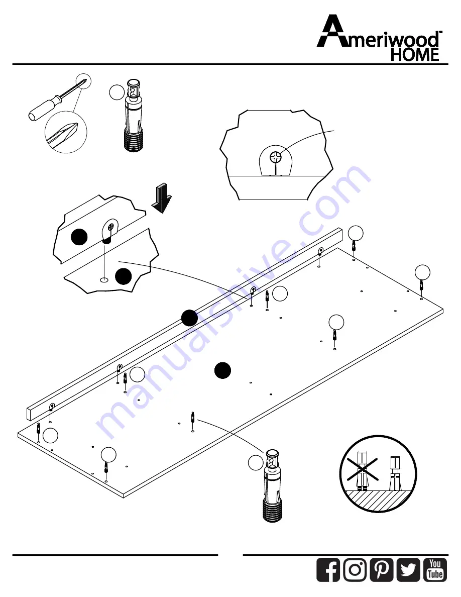 Ameriwood HOME 6762335COM Скачать руководство пользователя страница 12