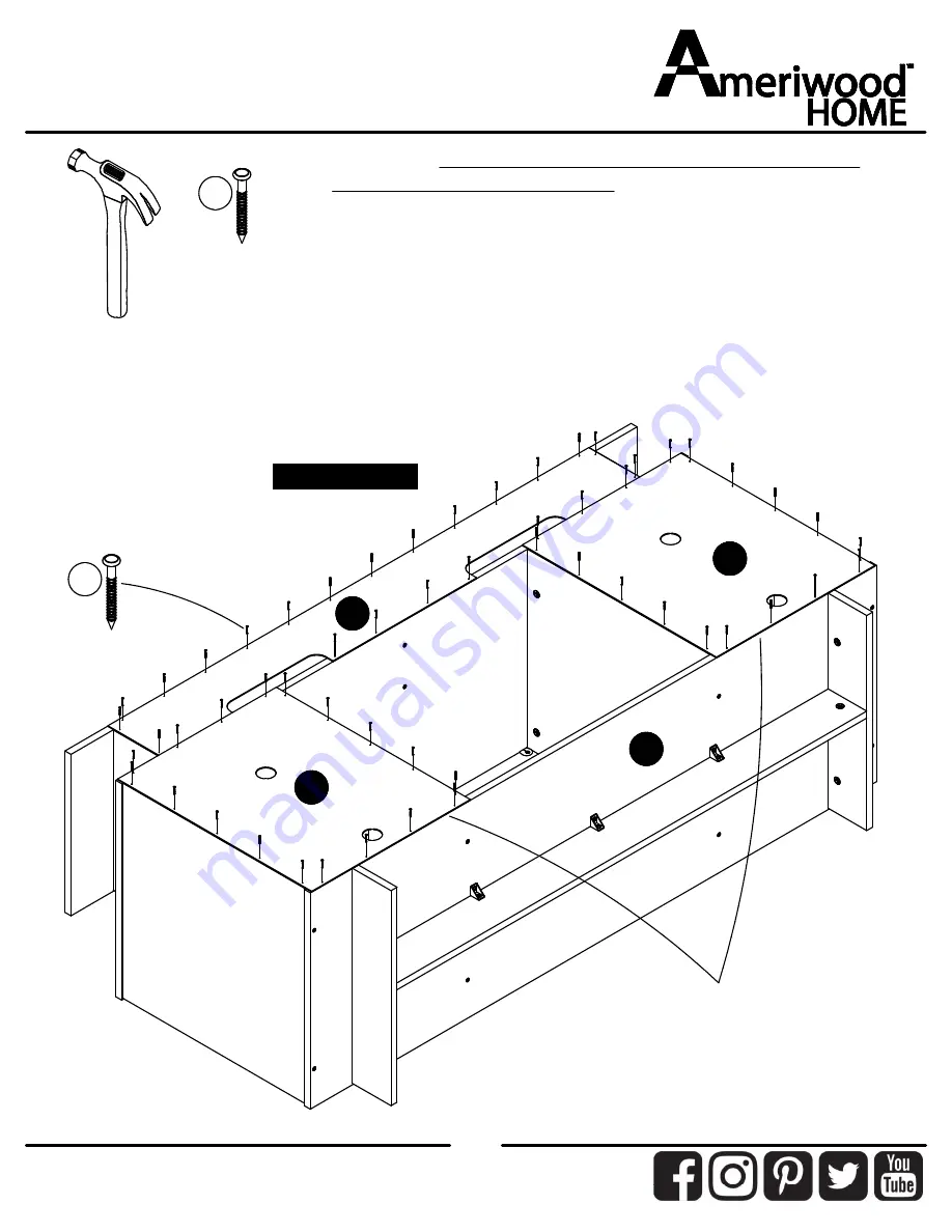 Ameriwood HOME 6762341COM Скачать руководство пользователя страница 25