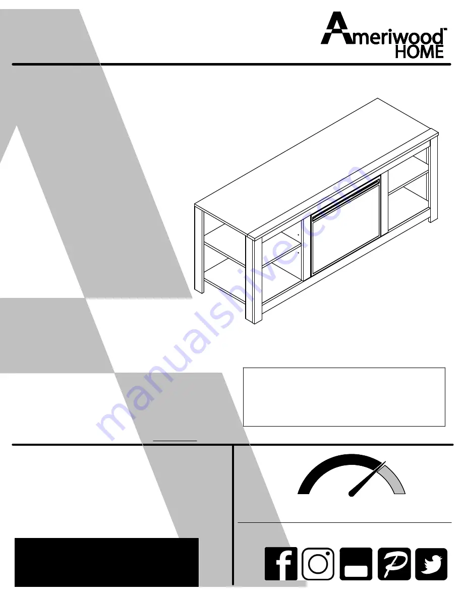 Ameriwood HOME 6850340COM Instruction Booklet Download Page 1