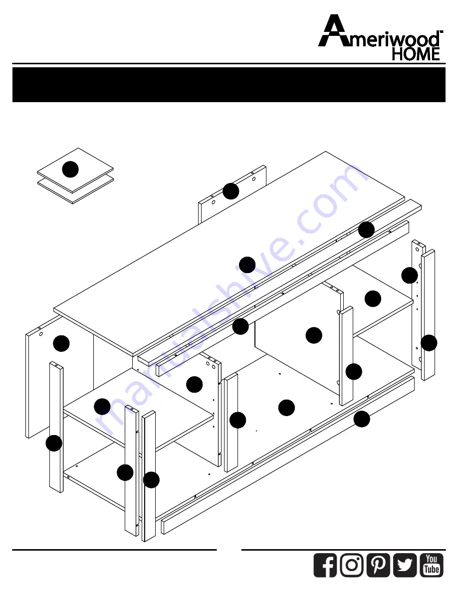 Ameriwood HOME 6850340COM Скачать руководство пользователя страница 6