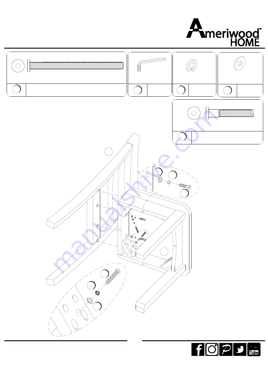 Ameriwood HOME 6925015COM Скачать руководство пользователя страница 26