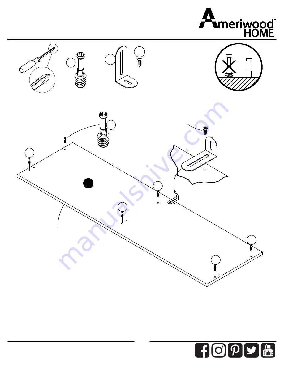 Ameriwood HOME 6972015COM Скачать руководство пользователя страница 7