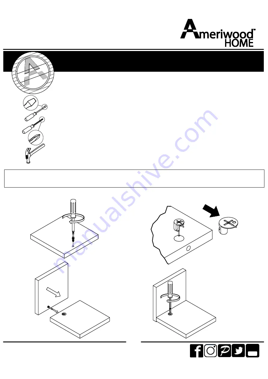 Ameriwood HOME 7027013COM Скачать руководство пользователя страница 3