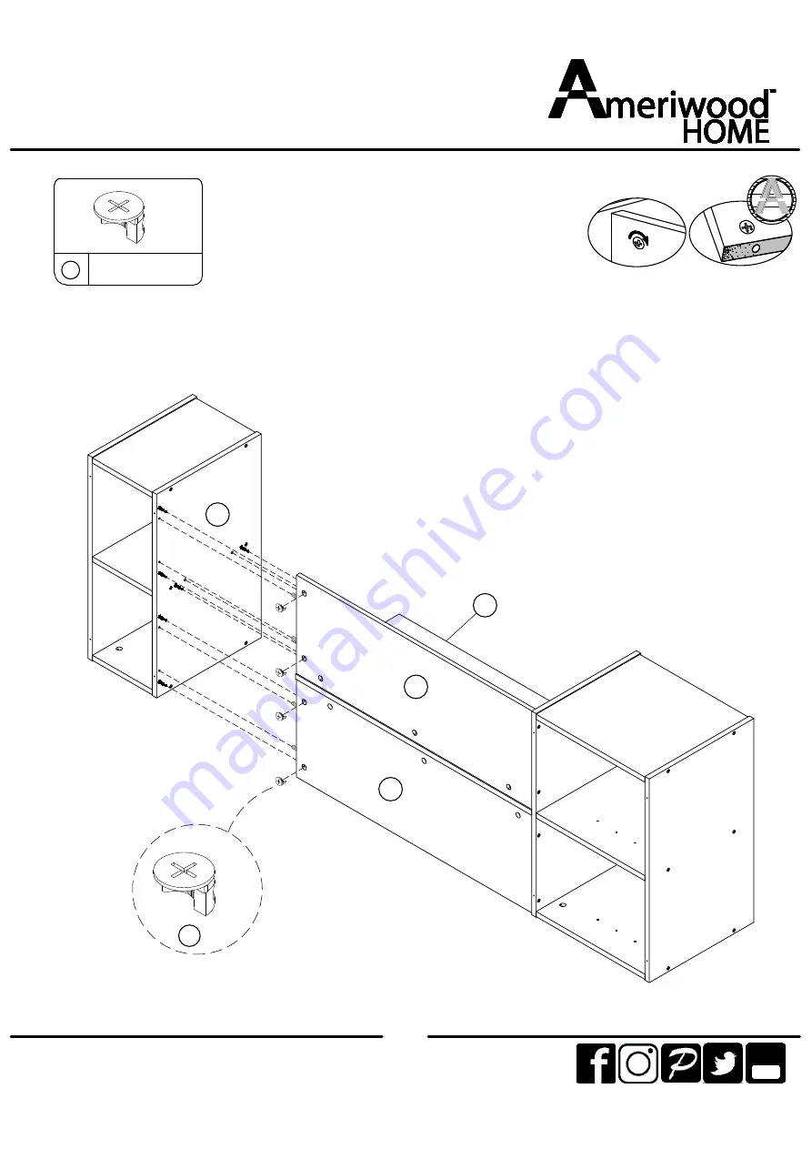 Ameriwood HOME 7027013COM Скачать руководство пользователя страница 16