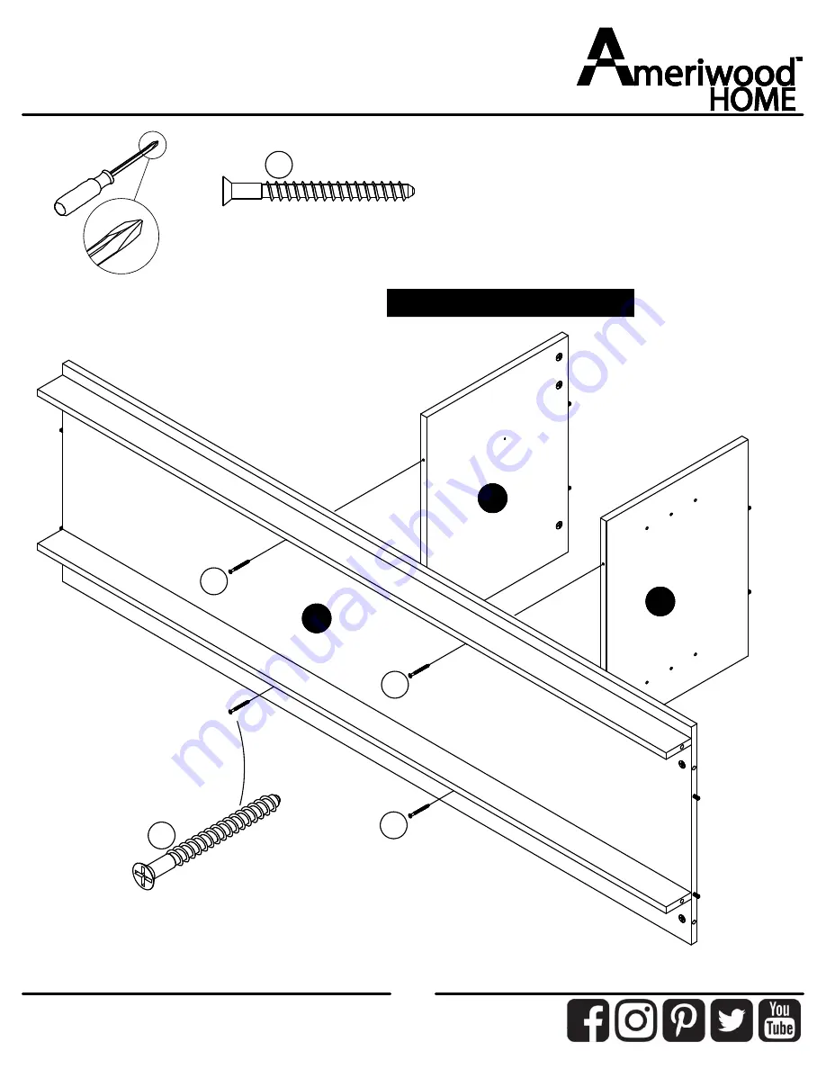 Ameriwood HOME 7183341COM Скачать руководство пользователя страница 15