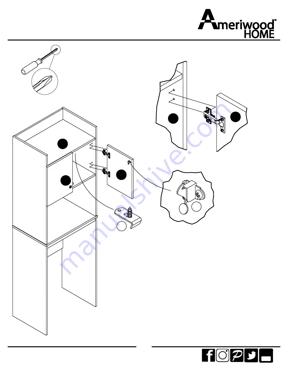 Ameriwood HOME 7390015COM Скачать руководство пользователя страница 21