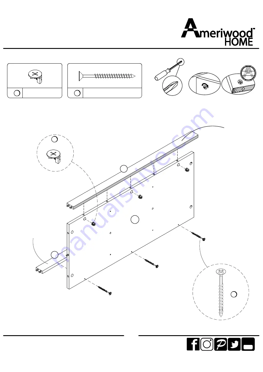 Ameriwood HOME 7522396PCOM Скачать руководство пользователя страница 9