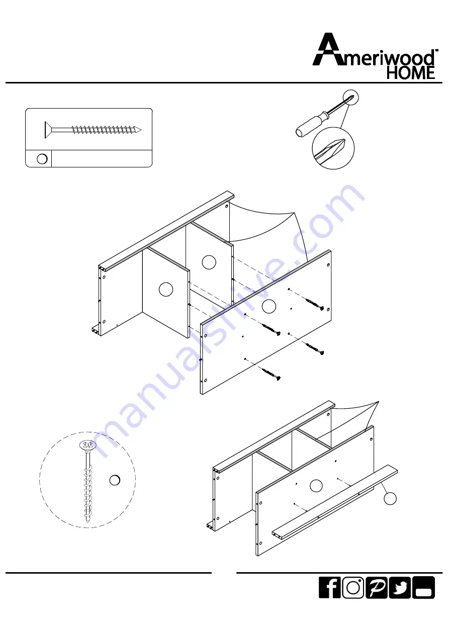 Ameriwood HOME 7522396PCOM Manual Download Page 11