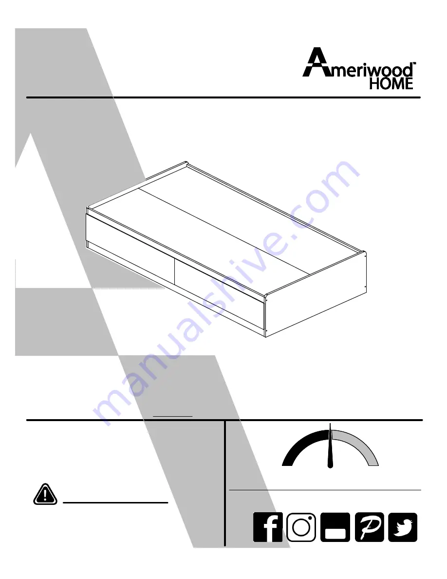 Ameriwood HOME 8133222COM Manual Download Page 1