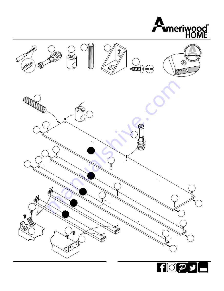 Ameriwood HOME 8133222COM Скачать руководство пользователя страница 16