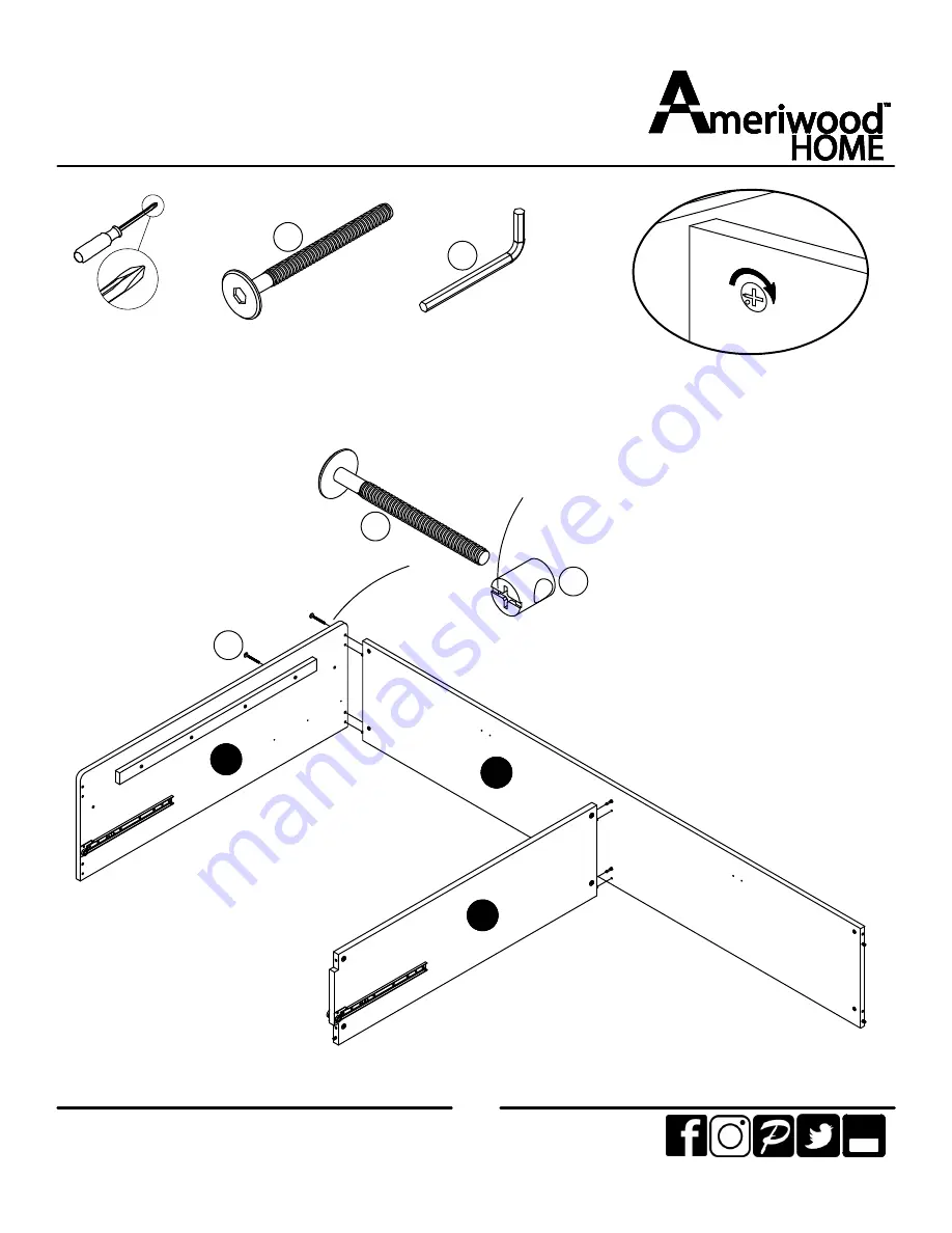 Ameriwood HOME 8133222COM Скачать руководство пользователя страница 17