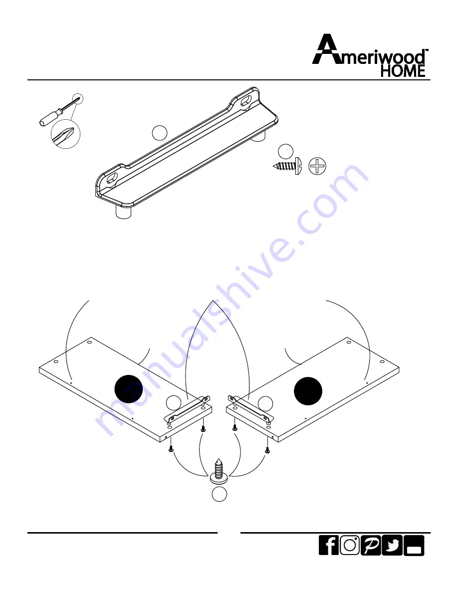 Ameriwood HOME 8133222COM Скачать руководство пользователя страница 21