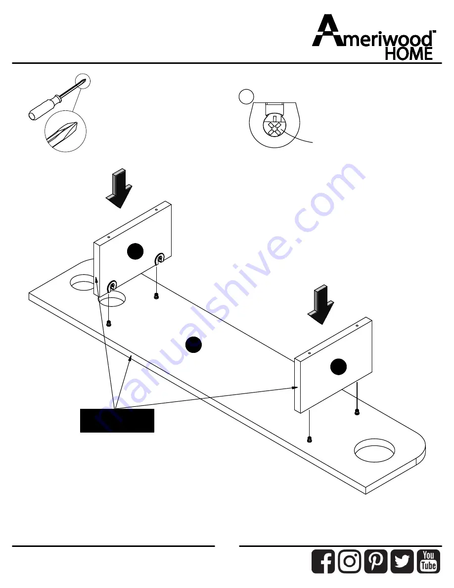 Ameriwood HOME 8613015COM Скачать руководство пользователя страница 8