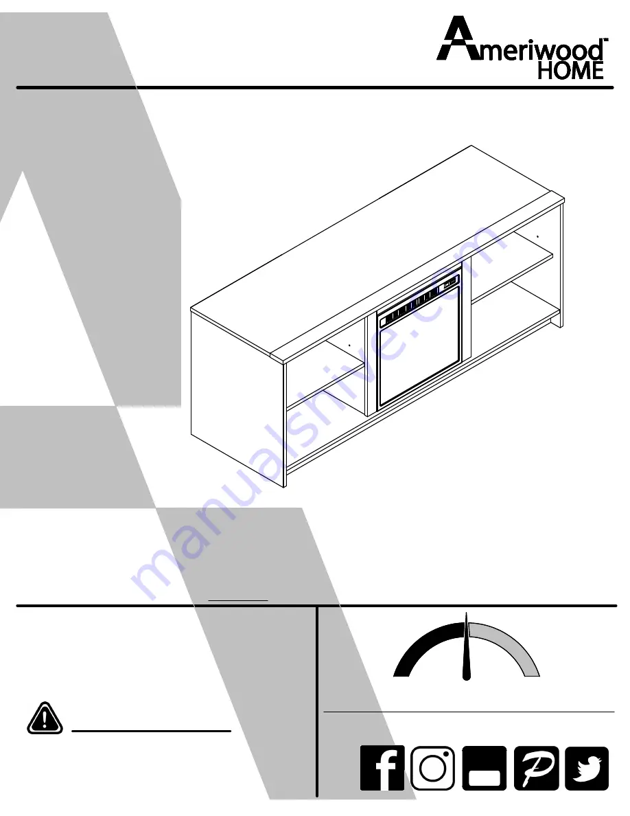 Ameriwood HOME 8620015WCOM Скачать руководство пользователя страница 1