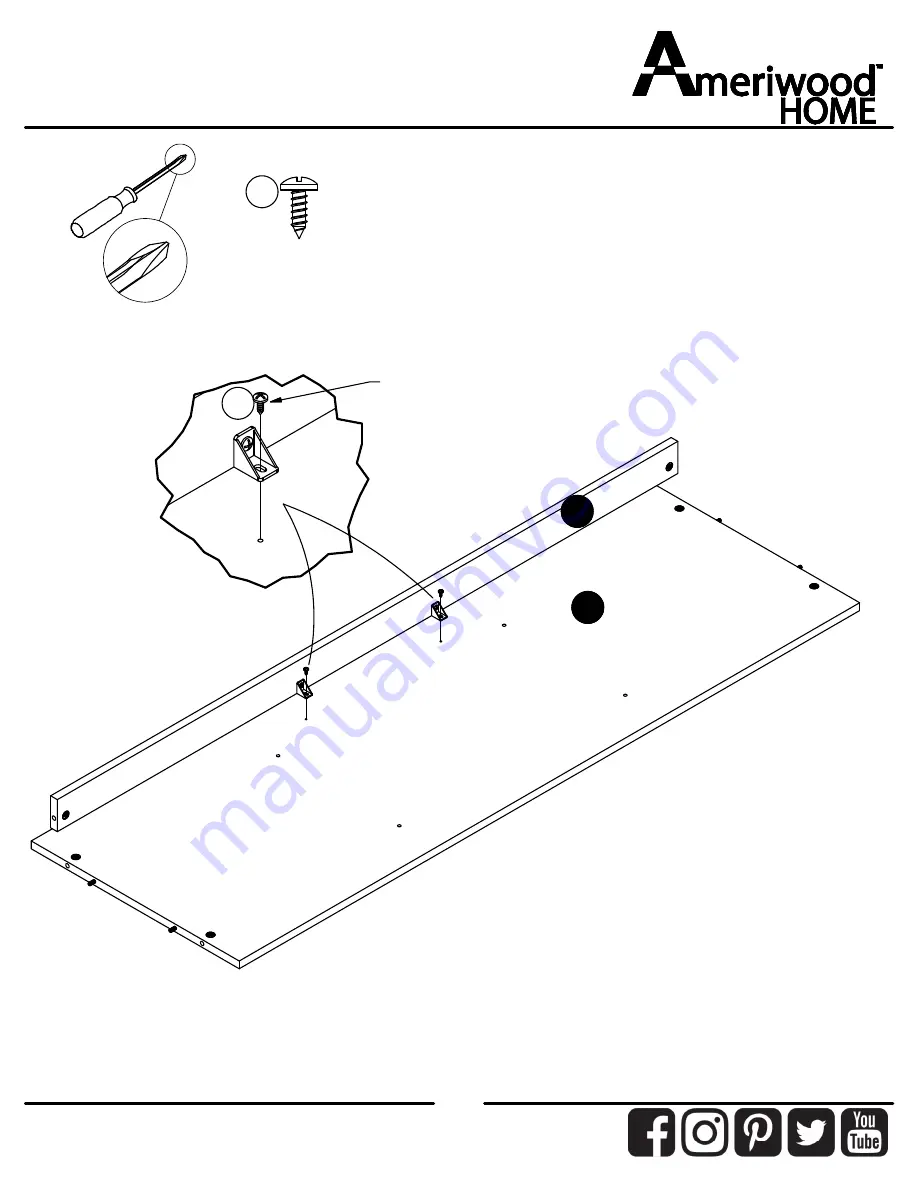 Ameriwood HOME 8620015WCOM Скачать руководство пользователя страница 15