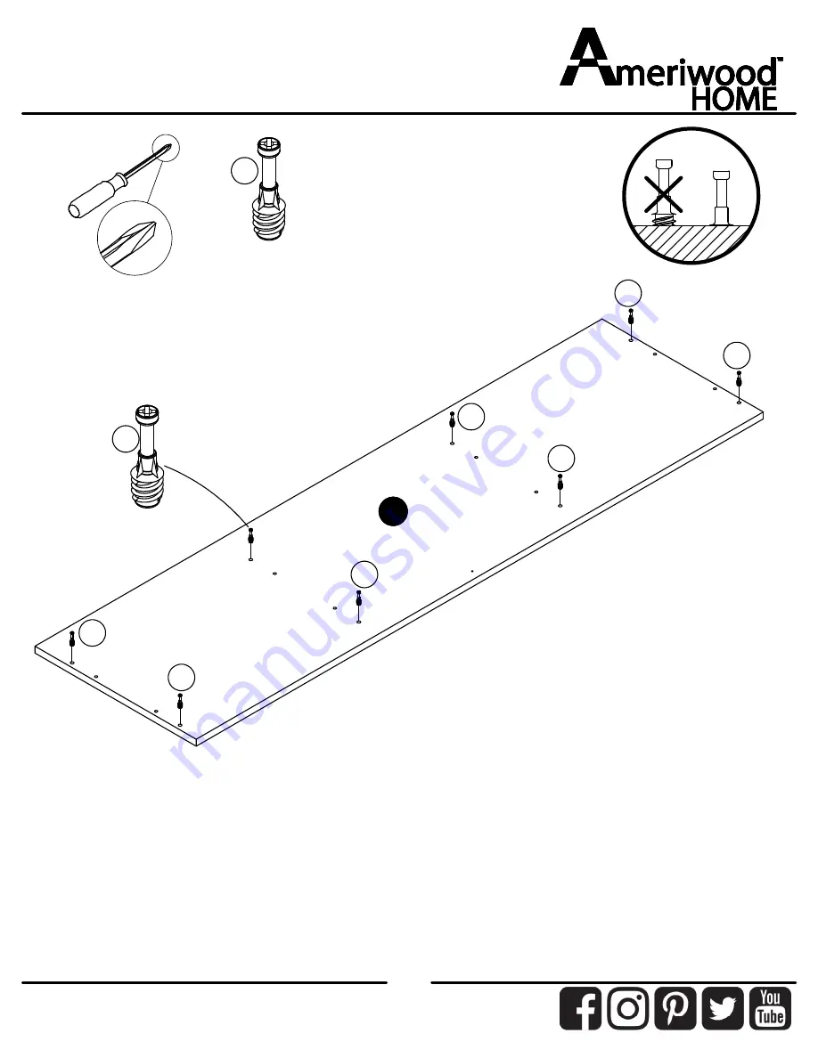 Ameriwood HOME 8620015WCOM Скачать руководство пользователя страница 18