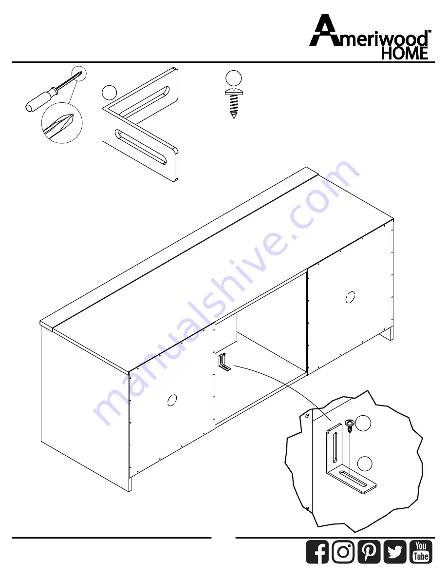 Ameriwood HOME 8620015WCOM Скачать руководство пользователя страница 24