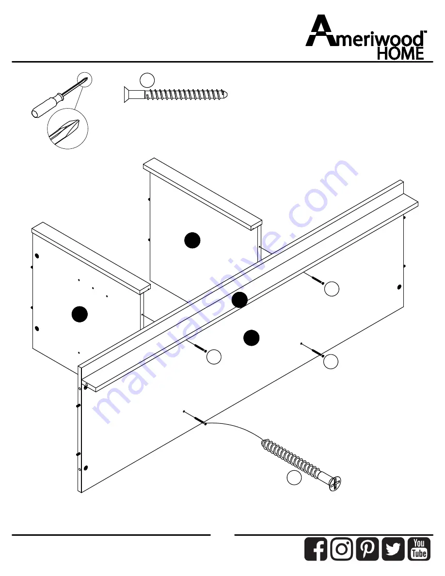 Ameriwood HOME 8620900WCOM Instruction Booklet Download Page 16