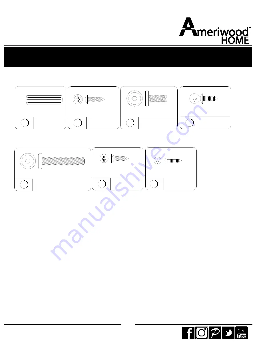 Ameriwood HOME 8689013COM Instruction Booklet Download Page 8