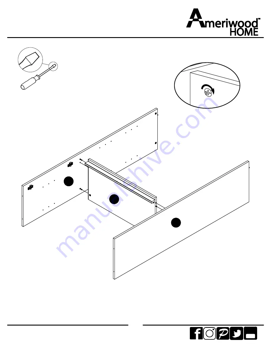 Ameriwood HOME 9405333EBL Скачать руководство пользователя страница 10