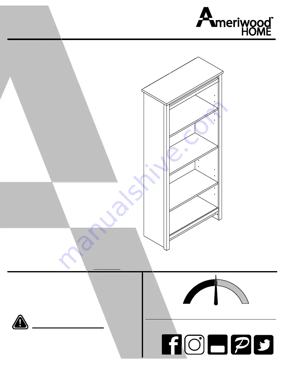 Ameriwood HOME 9605337COM Скачать руководство пользователя страница 1