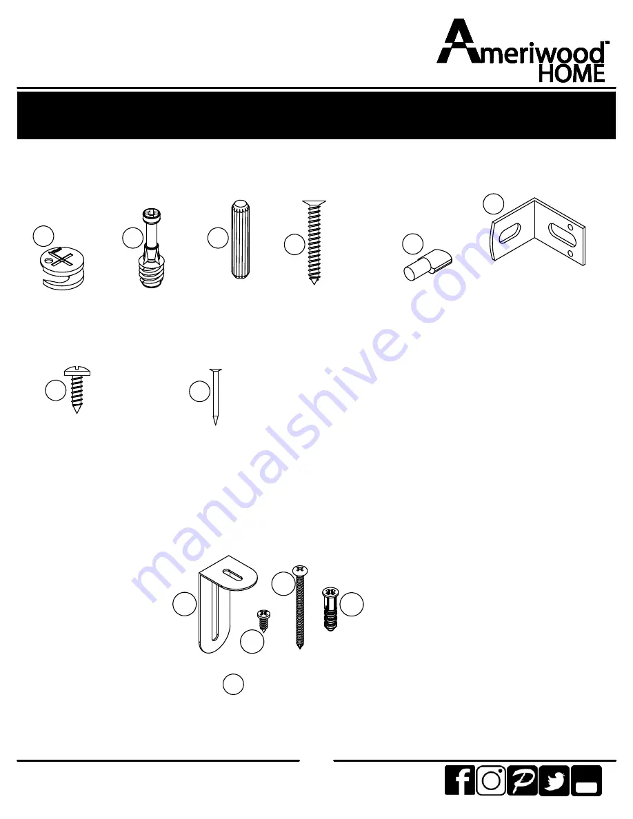 Ameriwood HOME 9605337COM Скачать руководство пользователя страница 6