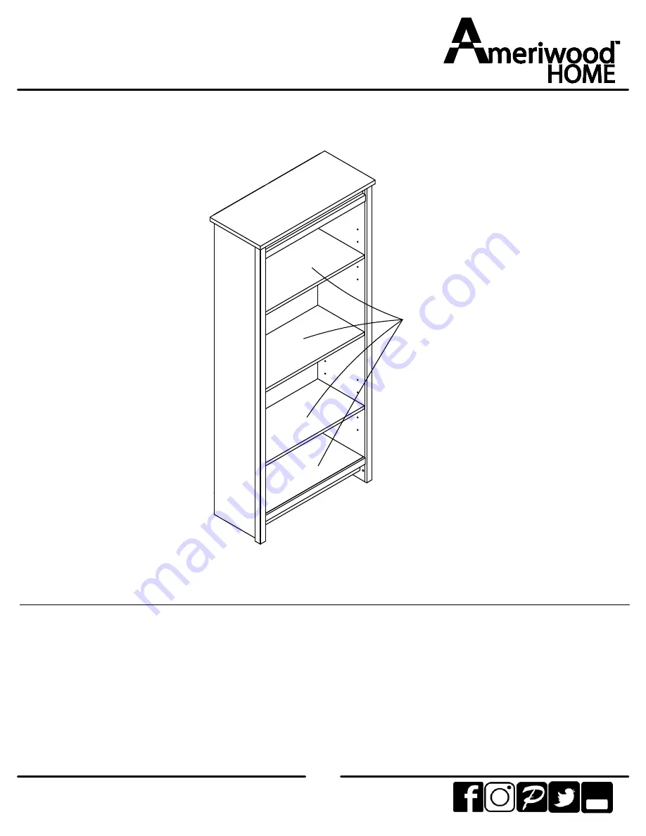 Ameriwood HOME 9605337COM Скачать руководство пользователя страница 20