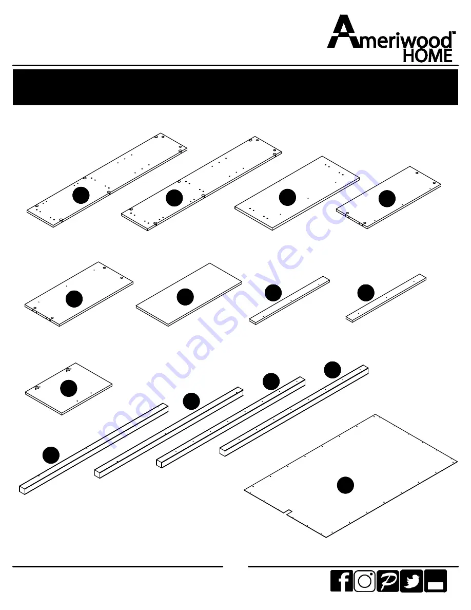 Ameriwood HOME 9610222COM Скачать руководство пользователя страница 4