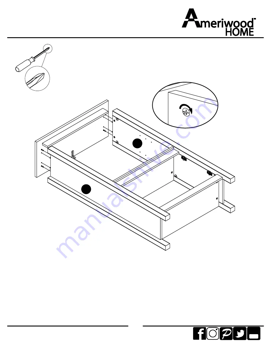 Ameriwood HOME 9610222COM Скачать руководство пользователя страница 18