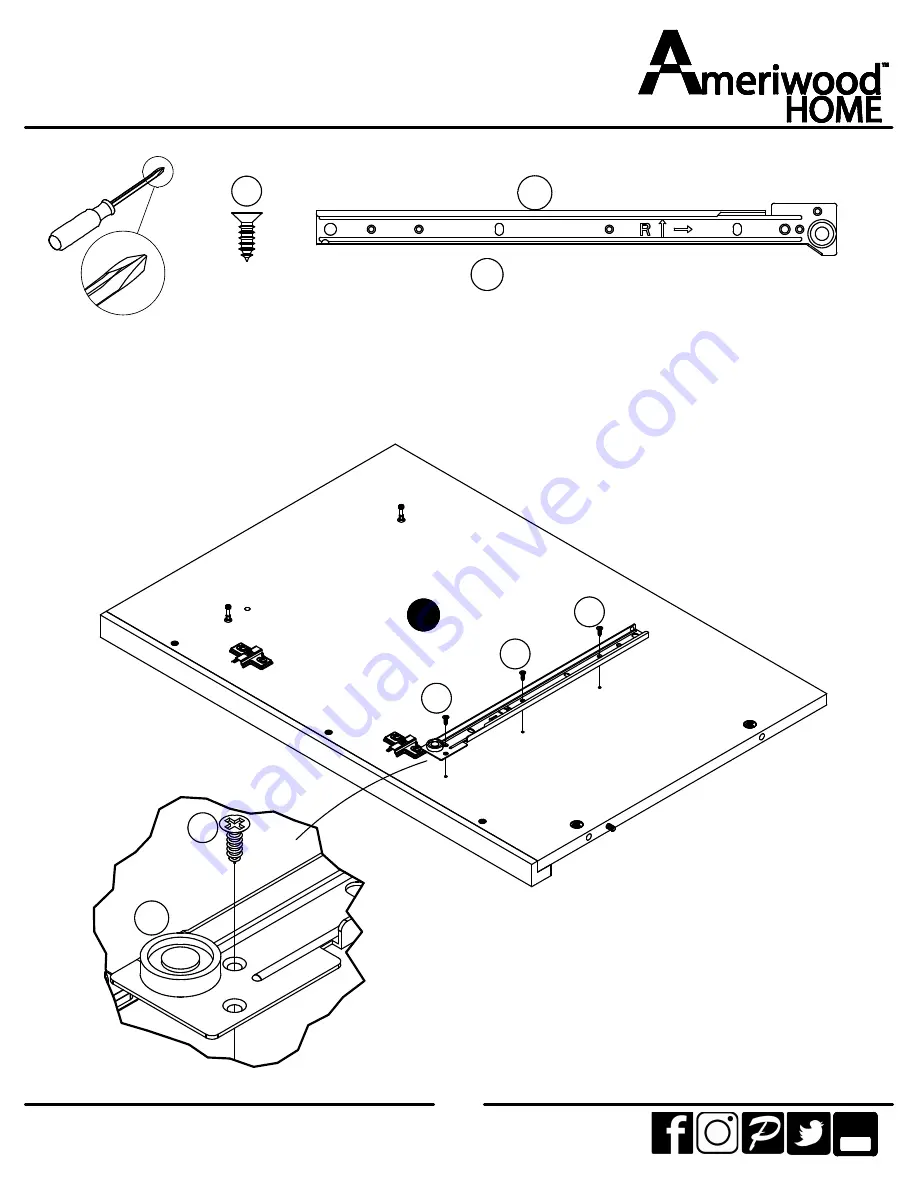 Ameriwood HOME 9833341COM Скачать руководство пользователя страница 11