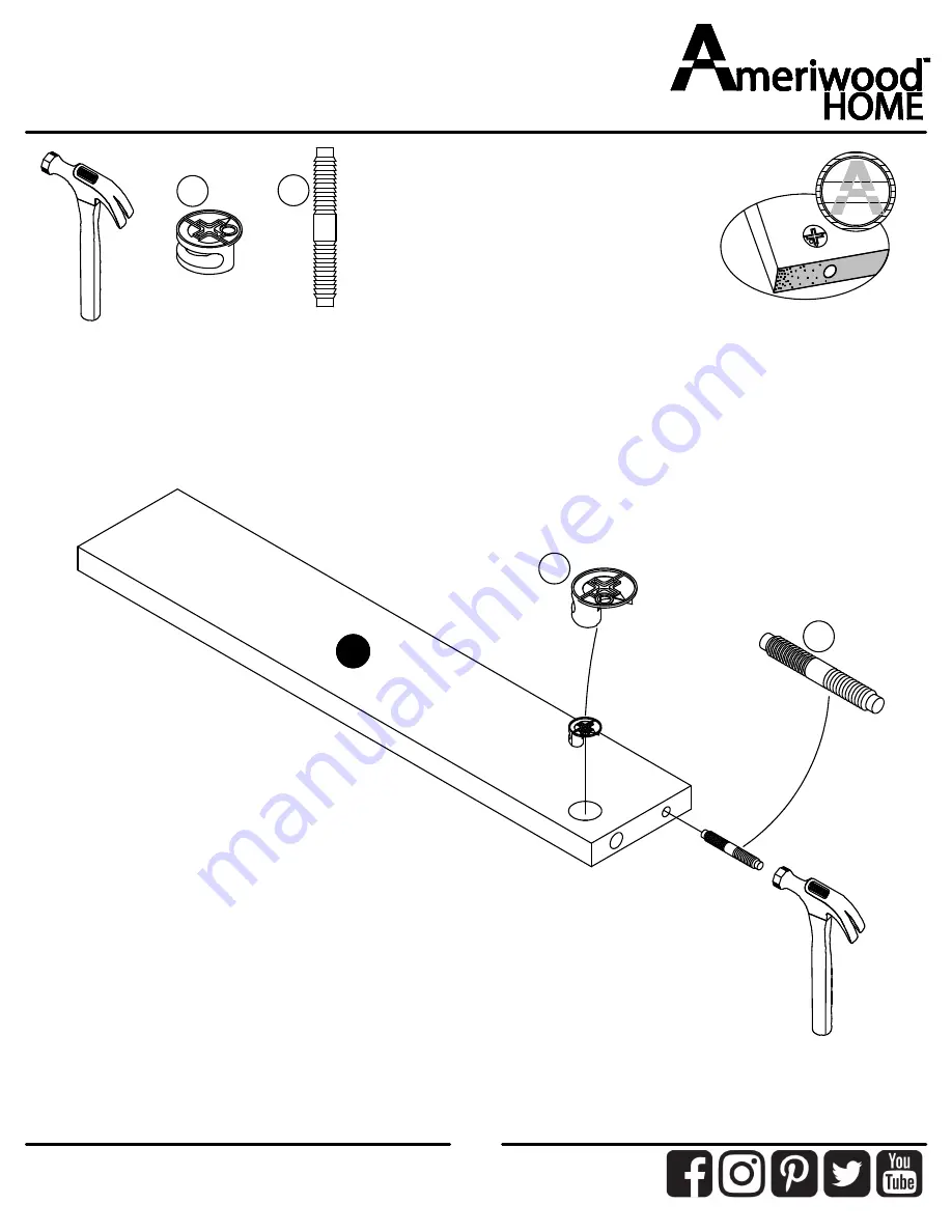 Ameriwood HOME 9866222COM Скачать руководство пользователя страница 32