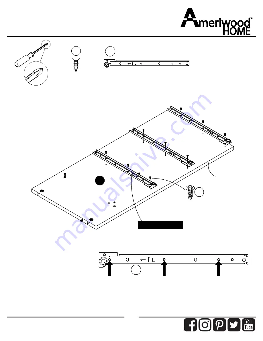 Ameriwood HOME 9866335COM Скачать руководство пользователя страница 8