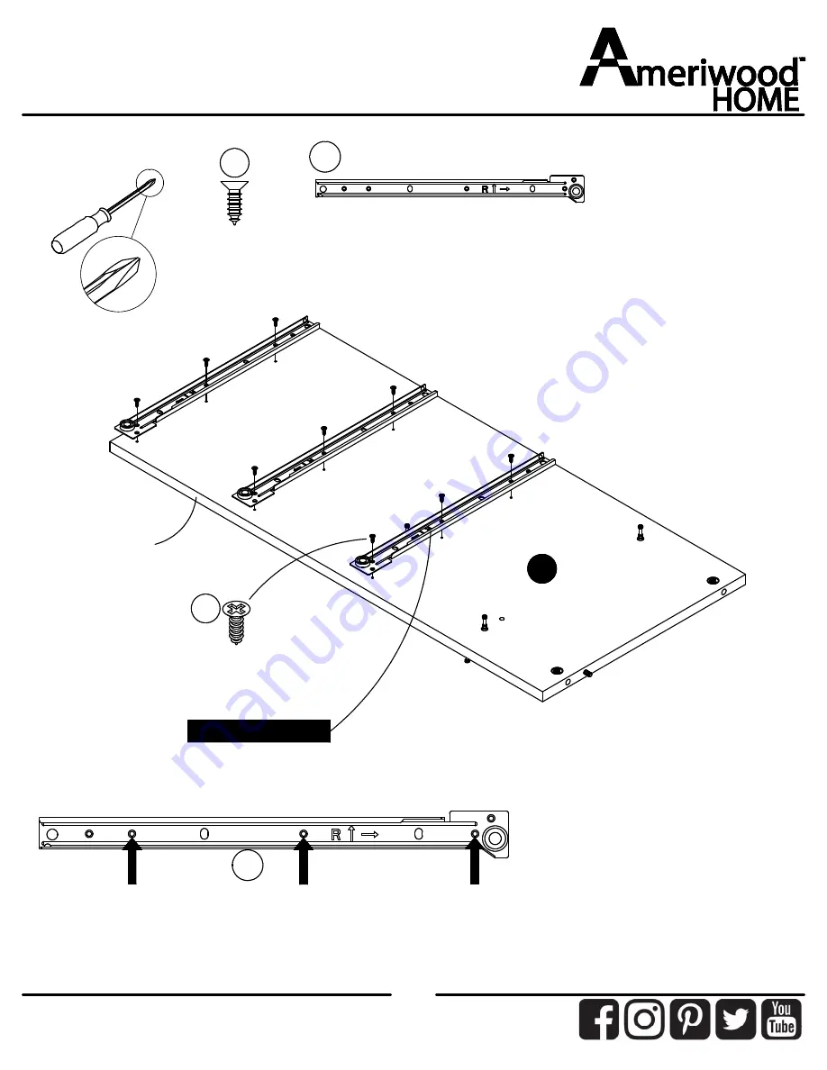 Ameriwood HOME 9866335COM Скачать руководство пользователя страница 10