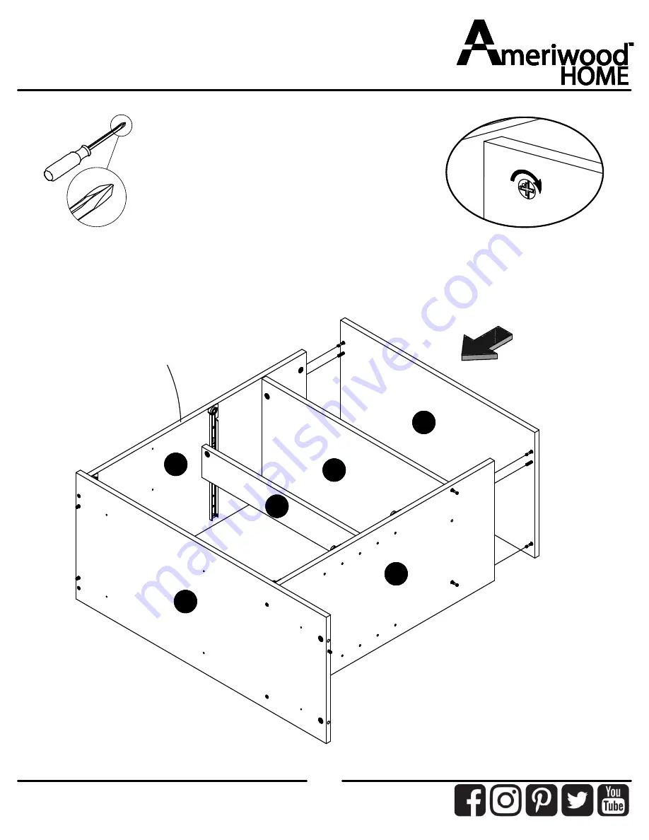 Ameriwood HOME 9866335COM Скачать руководство пользователя страница 16