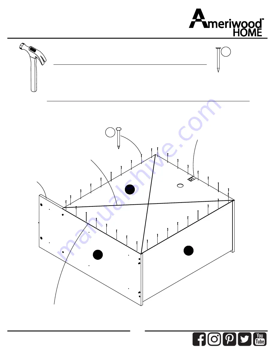 Ameriwood HOME 9866335COM Скачать руководство пользователя страница 17