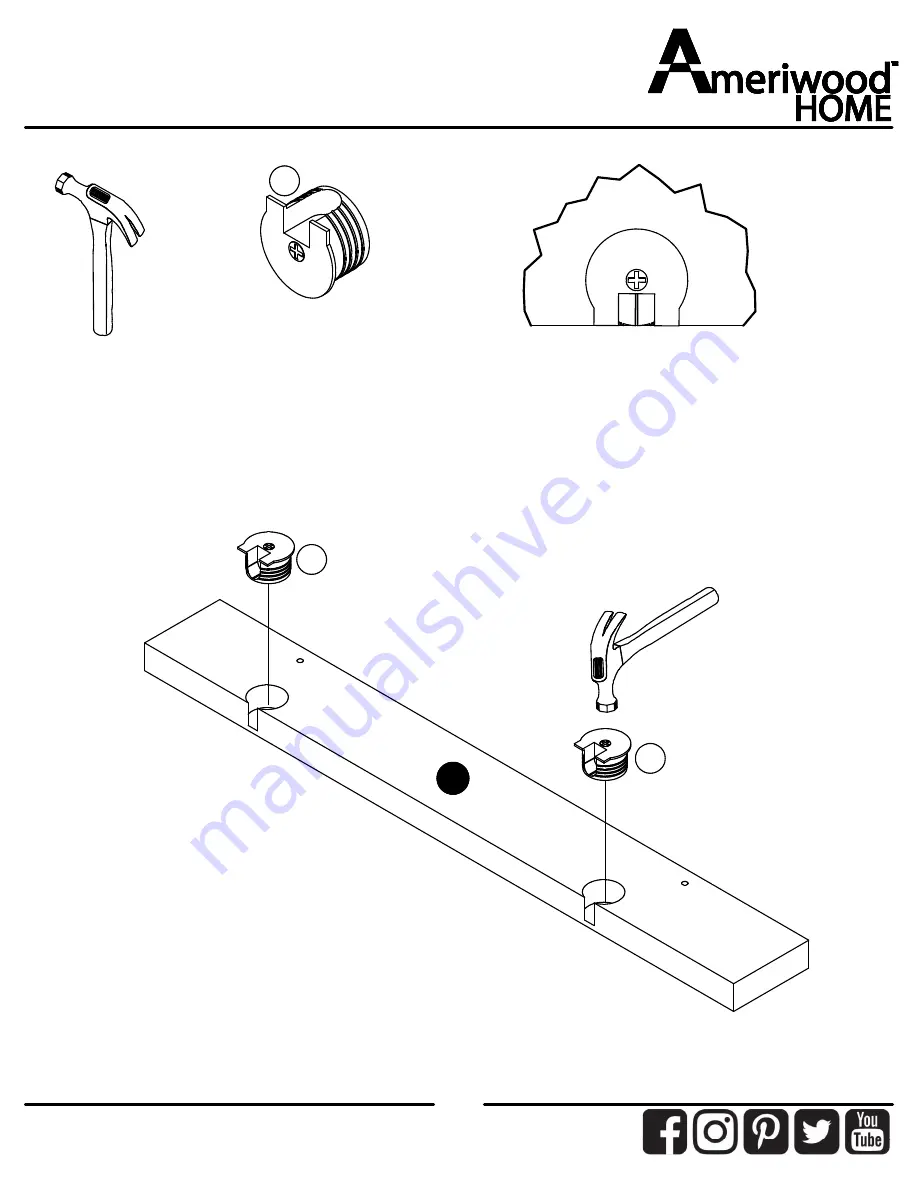 Ameriwood HOME 9866335COM Скачать руководство пользователя страница 18